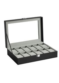 M&Ouml;BELIX M&ouml;belix , Schwarz , Glas, Holzwerkstoff , 30.2x7.8x20.2 cm , Ordnen & Aufbewahren, Boxen & K&ouml;rbe, Aufbewahrungsboxen