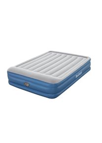Bestway , Blau, Grau , Kunststoff , 203x152x46 cm , GS-gepr&uuml;ft , integrierte elektrische Pumpe, integriertes Kissen, beflockte Schlafseite , Schlafzimmer, Betten, G&auml;stebetten, Luftbetten