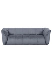 Mid.you , Petrol , Textil , 220x67x106 cm , R&uuml;cken echt , Wohnzimmer, Sofas & Couches, Sofas, Big Sofas