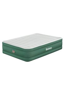 Bestway , Grau, Dunkelgr&uuml;n , Metall, Kunststoff , 152x46x203 cm , RoHS , integrierte elektrische Pumpe, beflockte Schlafseite , Schlafzimmer, Betten, G&auml;stebetten, Luftbetten