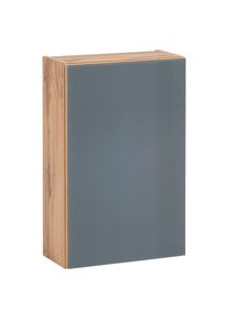 Held , Grau, Eichefarben , Holzwerkstoff , 40x64x20 cm , Made in Germany , Badezimmer, Badezimmerm&ouml;bel, Badezimmerschr&auml;nke, H&auml;ngeschr&auml;nke Bad