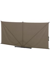 siena GARDEN , Anthrazit, Taupe , Metall, Textil , 280x150 cm , Freizeit im Garten, Gartenaccessoires, Sichtschutz Balkon & Garten