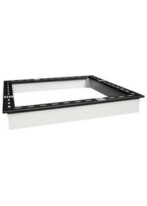 Ambia Garden , Schwarz, Wei&szlig; , Holz , Zeder , 126.8x17x127 cm , EN 71, CE, FSC 100% , hoher Rand, mit Holzschutz vorbehandelt , Spielwaren, Outdoorspielzeug, Gartenspielzeug