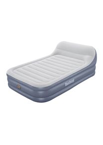 Bestway , Grau, Dunkelblau , Metall, Kunststoff , RoHS , integrierte elektrische Pumpe, integriertes Kissen, beflockte Schlafseite , Schlafzimmer, Betten, G&auml;stebetten, Luftbetten
