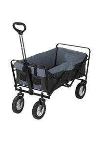 TV - Unser Original , Grau, Schwarz , Metall, Kunststoff, Textil , 52x79.8x106.3 cm , Freizeit, Camping, Bollerwagen