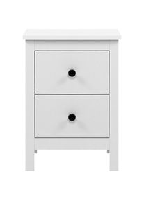 M&Ouml;BELIX M&ouml;belix , Wei&szlig; , Holzwerkstoff , 2 Schublade(n) Schubladen , 39x54x30 cm , Schlafzimmer, Nachtk&auml;stchen