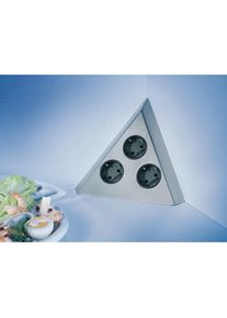 M&Ouml;BELIX M&ouml;belix , Edelstahlfarben , Metall , K&uuml;che, K&uuml;chenausstattung, K&uuml;chensteckdosen