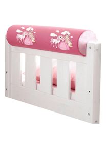 Mid.you , Pink , Textil , Pferd , F&uuml;llung: Schaumstoff , 16.5x79 cm , formstabil , Kinder- & Jugendzimmer, Kinderbetten, Kinderbett-Zubeh&ouml;r