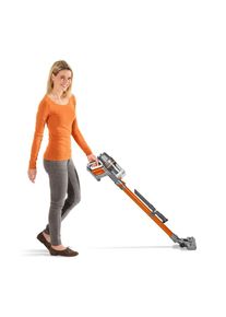 M&Ouml;BELIX M&ouml;belix , Orange, Silberfarben , Kunststoff , 12.8x19.3x38 cm , 2-in-1-Funktion , Haushalt, Reinigung, Staubsauger