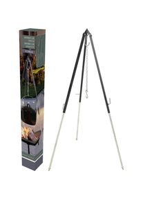 M&Ouml;BELIX M&ouml;belix , Schwarz, Silberfarben , Metall , 110.0x12.0x12.0 cm , Freizeit im Garten, Gartenaccessoires, Feuerschalen