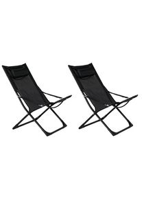 Gardenson , Schwarz , Metall, Textil , F&uuml;llung: Schaumstoff , 63x89x84 cm , rostfrei , Gartenm&ouml;bel, Gartensessel, Gartenst&uuml;hle