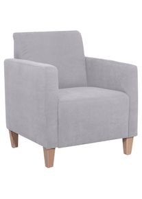 Max Winzer , Silberfarben , Textil , Buche , 71x81x70 cm , Goldenes M, Made in Germany , Wohnzimmer, Sessel, Polstersessel