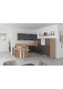 Impuls , Holzwerkstoff , 8 Schubladen , U-Form , 294x298 cm , K&uuml;che, K&uuml;chenbl&ouml;cke, K&uuml;chen in U-Form