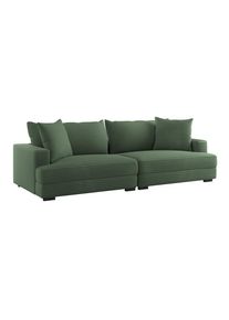 Luca Bessoni , Gr&uuml;n , Textil , F&uuml;llung: Schaumstoffflocken , 261x124 cm , Stoffauswahl , Wohnzimmer, Sofas & Couches, Sofas, Big Sofas