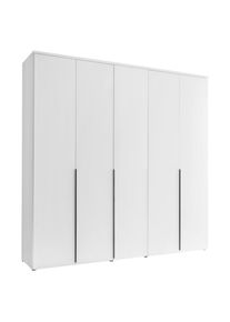 M&Ouml;BELIX M&ouml;belix , Wei&szlig; , Holzwerkstoff , 3 F&auml;cher , 225x225x52 cm , Schlafzimmer, Kleiderschr&auml;nke, Dreht&uuml;renschr&auml;nke