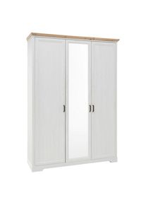 M&Ouml;BELIX M&ouml;belix , Wei&szlig;, Eiche Artisan , Holzwerkstoff , 5 F&auml;cher , 0 Schublade(n) Schubladen , 164x220x64 cm , Beim&ouml;bel erh&auml;ltlich , Schlafzimmer, Kleiderschr&auml;nke, Dreht&uuml;renschr&auml;nke