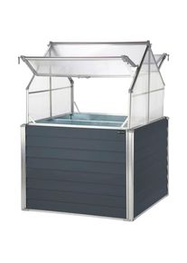 ZIPPER , Anthrazit , Metall , 120x169x120 cm , Freizeit im Garten, Gartenpflege, Gew&auml;chsh&auml;user