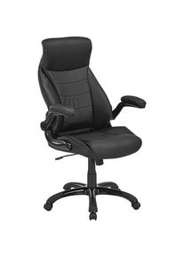 M&Ouml;BELIX , Schwarz , Metall, Kunststoff, Textil , 71x114-124x72 cm , B&uuml;rom&ouml;bel, B&uuml;rost&uuml;hle, Chefsessel