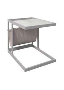 Beldano , Grauwei&szlig; , Metall, Glas, Textil , rechteckig , 65x55x48 cm , UV-best&auml;ndig, einfacher Aufbau, individuell kombinierbar , Freizeit im Garten, Gartenaccessoires