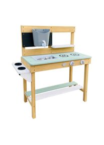 Ambia Garden , Braun, Gr&uuml;n, Wei&szlig; , Holz , Hemlocktanne , 80x88x33 cm , EN 71, CE, FSC 100% , Spielwaren, Outdoorspielzeug, Sand- & Wasserspielzeug