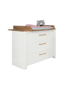 Roba , Wei&szlig; , Holzwerkstoff , 119x100x76 cm , Baby, Babyzimmer, Wickelkommoden