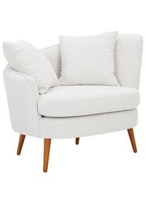 Max Winzer , Wei&szlig; , Textil , Buche , 106x88x83 cm , Made in EU , Wohnzimmer, Sessel, Polstersessel