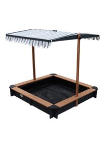 Ambia Garden , Anthrazit, Braun , Holz , Hemlocktanne , 118x118x118 cm , Gr&uuml;ner Punkt, EN 71, Europ&auml;ischer Sicherheitsstandard, FSC 100% , Sitzfl&auml;che, verstellbares Dach, mit Holzschutz vorbehandelt , Spielwaren, Outdoorspielzeug, Gartenspielzeug