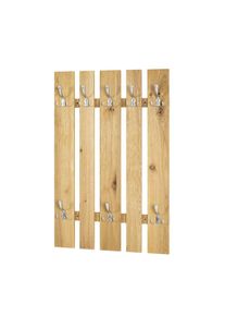 M&Ouml;BELIX M&ouml;belix , Metall, Holzwerkstoff , 65x100x9 cm , Garderobe, Wandhaken & Paneele, Wandgarderobe