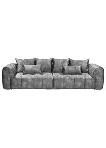 Livetastic , Grau , Textil , 316x90x112 cm , Made in EU , Wohnzimmer, Sofas & Couches, Sofas, Big Sofas