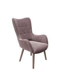 Playboy , Rosa , Textil , Birke , Vintage , 68x99x77 cm , Wohnzimmer, Sessel, Ohrensessel