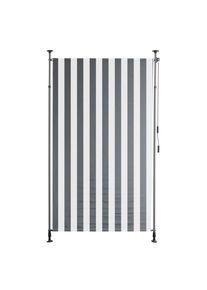 M&Ouml;BELIX M&ouml;belix , Wei&szlig;, Grauwei&szlig; , Metall, Kunststoff , Freizeit im Garten, Gartenaccessoires, Sichtschutz Balkon & Garten