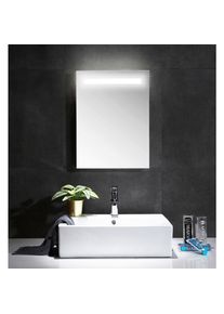 Mid.you , Glas , rechteckig , 45x60x3.2 cm , feuchtraumgeeignet, senkrecht montierbar , Kleinm&ouml;bel, Spiegel, Beleuchtete Spiegel