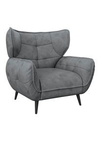 M&Ouml;BELIX M&ouml;belix , Anthrazit , Textil , 103x105x98 cm , Wohnzimmer, Sessel, Ohrensessel