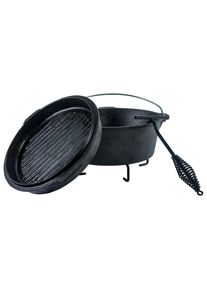 M&Ouml;BELIX M&ouml;belix , Schwarz , Metall , Freizeit im Garten, Griller, Dutch Oven