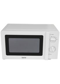 Bono , Wei&szlig; , Metall, Kunststoff, Glas , 31.8x24.1x44.6 cm , RoHS, Lfgb, Reach, CE , Auftaufunktion, Timerfunktion ,