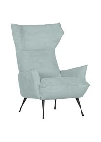 Mid.you , Mintgr&uuml;n , Textil , 83x110x92 cm , Stoffauswahl , Wohnzimmer, Sessel, Ohrensessel