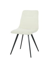 Nedis SmartLife , Wei&szlig; , Holz, Metall, Textil , Pappel , Sperrholz , 47x88x56 cm , Esszimmer, Esszimmerst&uuml;hle, Holzst&uuml;hle