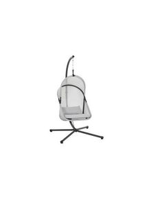 siena GARDEN , Grau , Metall, Kunststoff, Textil , 123x195x106 cm , wetterbest&auml;ndig, R&uuml;ckenlehne umklappbar , Gartenm&ouml;bel, Relaxm&ouml;bel, H&auml;ngesessel