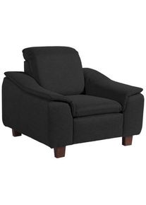 Max Winzer , Schwarz , Textil , 100x87x82 cm , Goldenes M, Made in Germany , Wohnzimmer, Sessel, Polstersessel