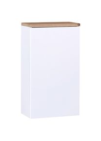 M&Ouml;BELIX M&ouml;belix , Wei&szlig; , Holzwerkstoff , 2 F&auml;cher , 40x70x20 cm , FSC , h&auml;ngend , Badezimmer, Badezimmerm&ouml;bel, Badezimmerschr&auml;nke, H&auml;ngeschr&auml;nke Bad