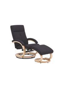 Ondega , Dunkelgrau , Holz, Metall, Textil , Birke , massiv , 66x98-86x80-110 cm , Wohnzimmer, Sessel, Fernsehsessel