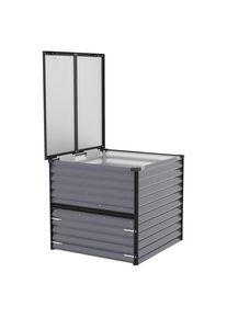 M&Ouml;BELIX M&ouml;belix , Anthrazit , Metall , 99x87x99 cm , Freizeit im Garten, Gartenpflege, Komposter