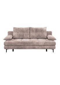 M&Ouml;BELIX M&ouml;belix , Rosa , Textil , F&uuml;llung: Schaumstoffflocken,Schaumstoffflocken , 203x94x96 cm , Liegefunktion, Schlafen auf Sitzh&ouml;he, R&uuml;cken echt , Wohnzimmer, Sofas & Couches, Schlafsofas, Schlafsofas