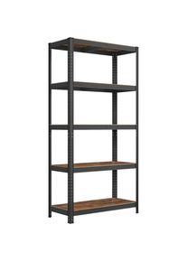 M&Ouml;BELIX M&ouml;belix , Braun, Schwarz , Metall, Holzwerkstoff , 90x180x40 cm , Baumarkt, Werkstatteinrichtung