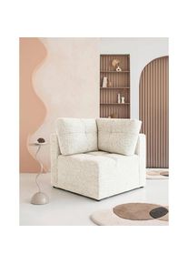 Mid.you , Beige , Textil , 91x94x91 cm , Made in EU , Wohnzimmer, Sofas & Couches, Sofas, Weitere Sofas, Modulare Sofas