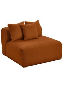 Livetastic , Rostfarben , Textil , 100x70x122 cm , Made in EU , erweiterbar, R&uuml;cken echt, individuell planbar ,