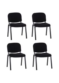 Mid.you , Schwarz , Textil , 58x84x48 cm , stapelbar , B&uuml;rom&ouml;bel, B&uuml;rost&uuml;hle, Besucherst&uuml;hle