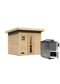 M&Ouml;BELIX M&ouml;belix , Fichtefarben , Holz , 231x175x196 cm , Wellness, Saunas