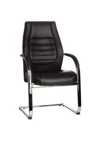 Mid.you , Schwarz , Textil , 58x107x59 cm , ergonomische R&uuml;ckenlehne , B&uuml;rom&ouml;bel, B&uuml;rost&uuml;hle, Besucherst&uuml;hle