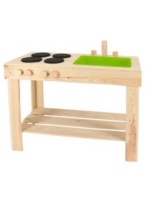 M&Ouml;BELIX M&ouml;belix , Hellbraun , Holz , 40.3x71.8x78 cm , Spielwaren, Spielzeug, Kinderk&uuml;chen & Werkb&auml;nke